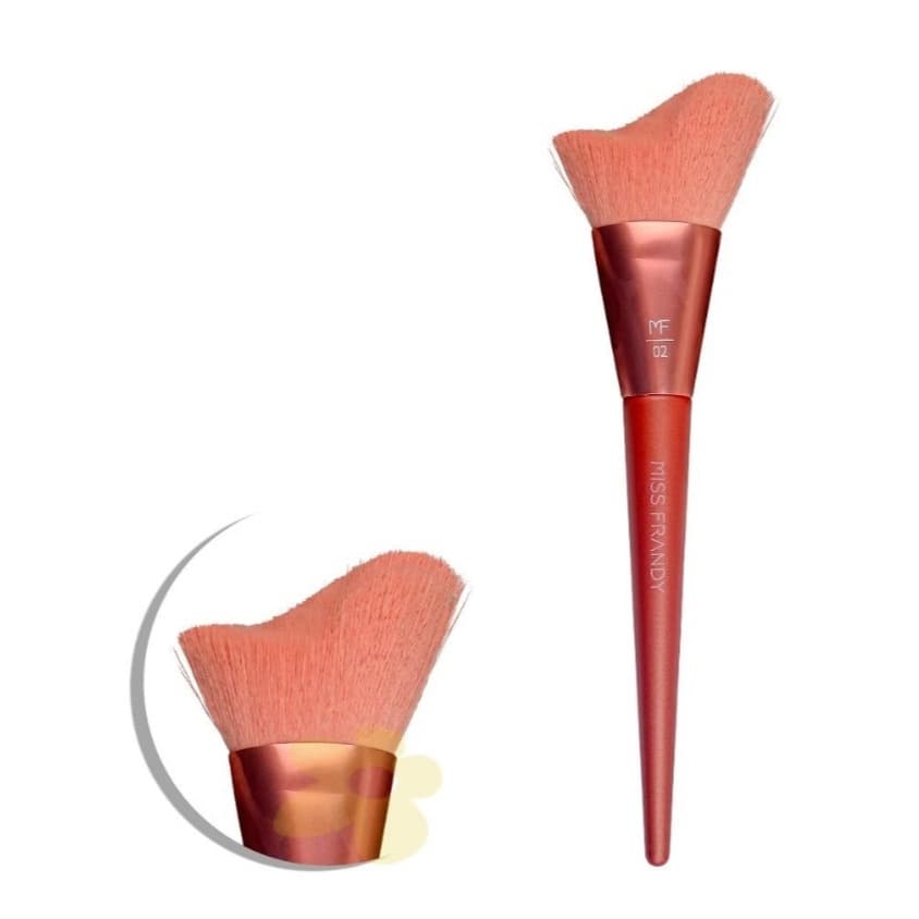 Pincel para Contorno de Precisão Miss Frandy MF02 Linha Squad Esfumado Impecável Sem Marcas