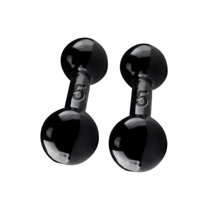 Par De Halter Bola 5kg Emborrachado - Peso Total 20kg