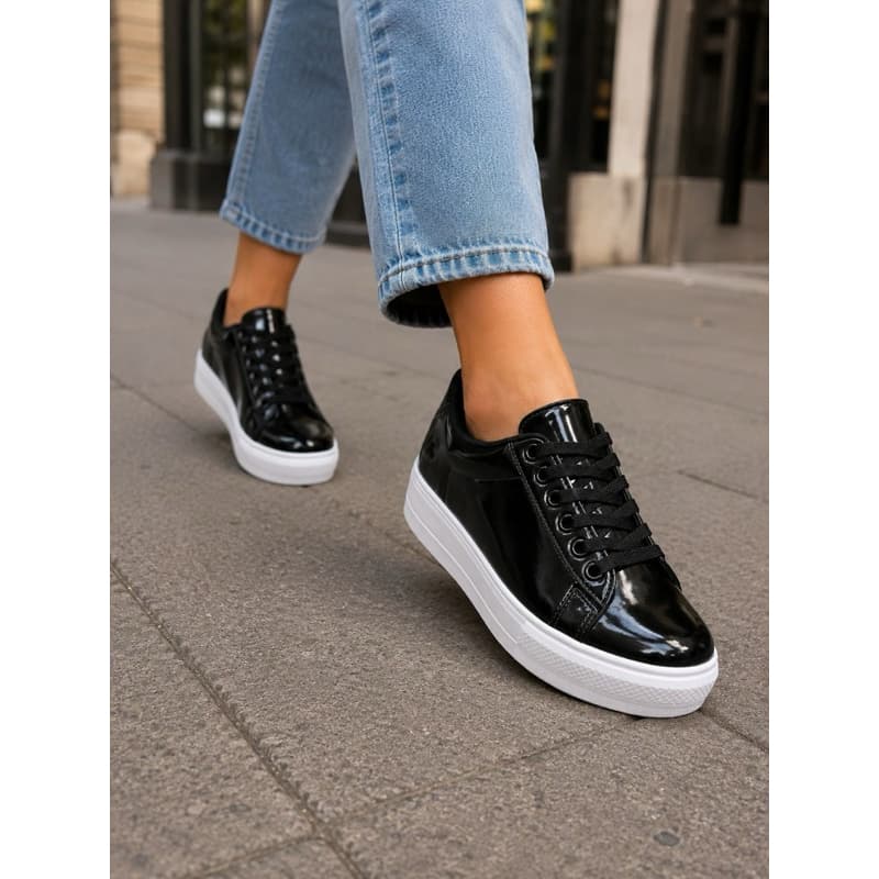 Tênis Plataforma Feminino Estilo Moderno Conforto Extra Para Usar Todos Os Dias