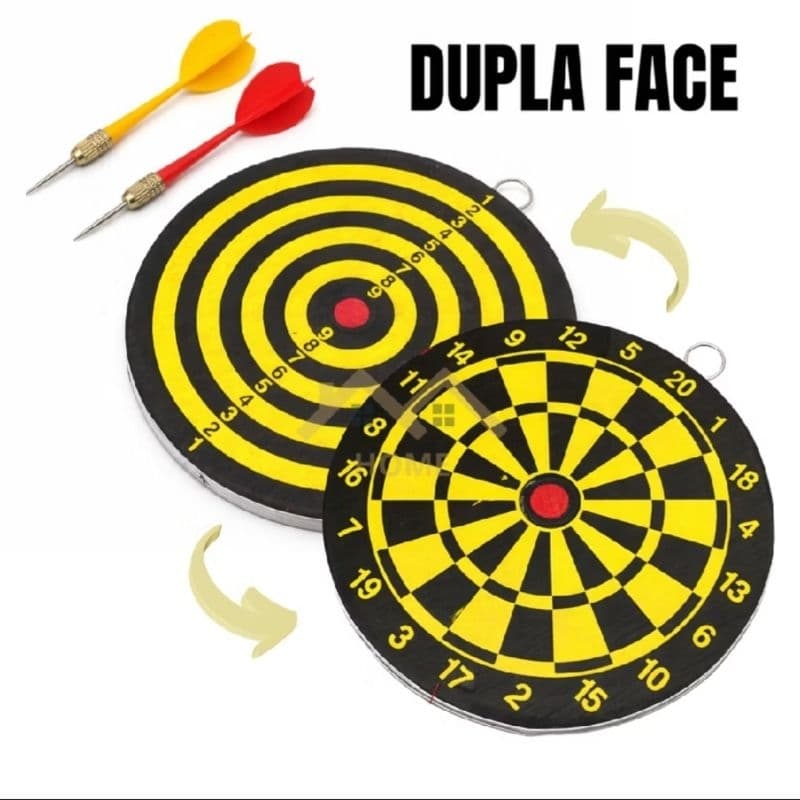 Jogo de Dardos Profissional Dupla face acompanha 2 Dardos