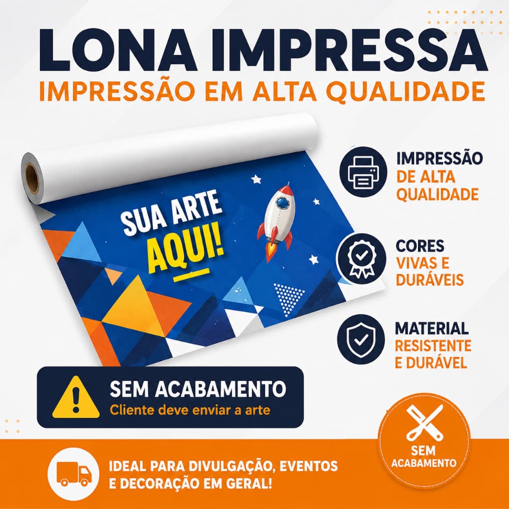 Lona de banner Personalizada | Foto ou Temas Painel para festas, evento ou loja | Diversos Tamanhos