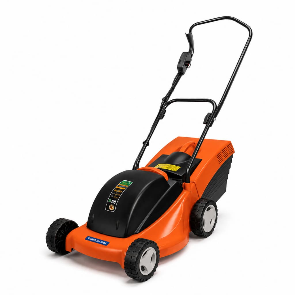 Cortador Tramontina Elétrico Roçadeira Ce35p 1300w Com Coletor Jardim Casa Aparador Lâminas Grama