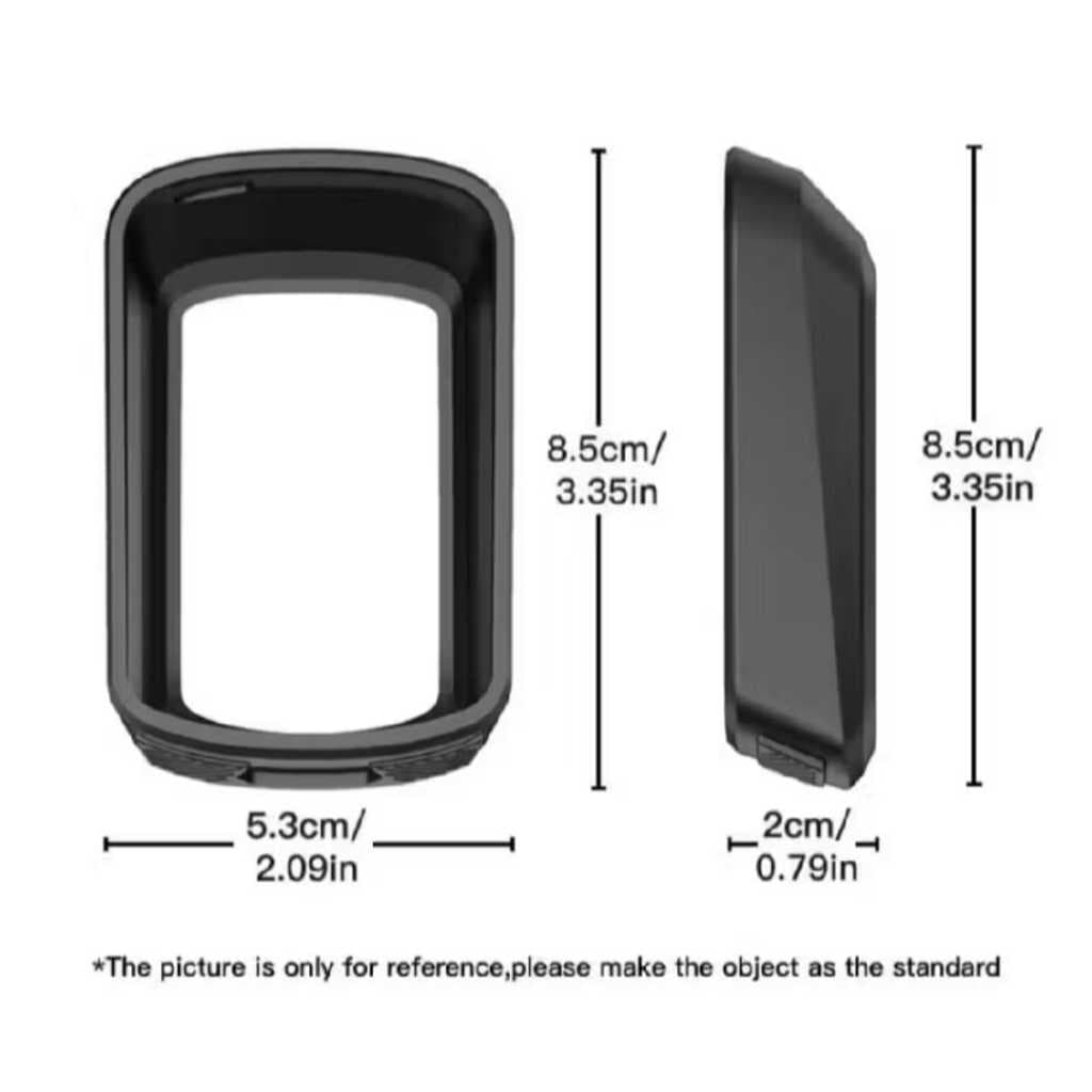 Capinha Case silicone mais película para GPS geoid cc600 e magene c506 Capa de proteção para GPS contra risco e poeira