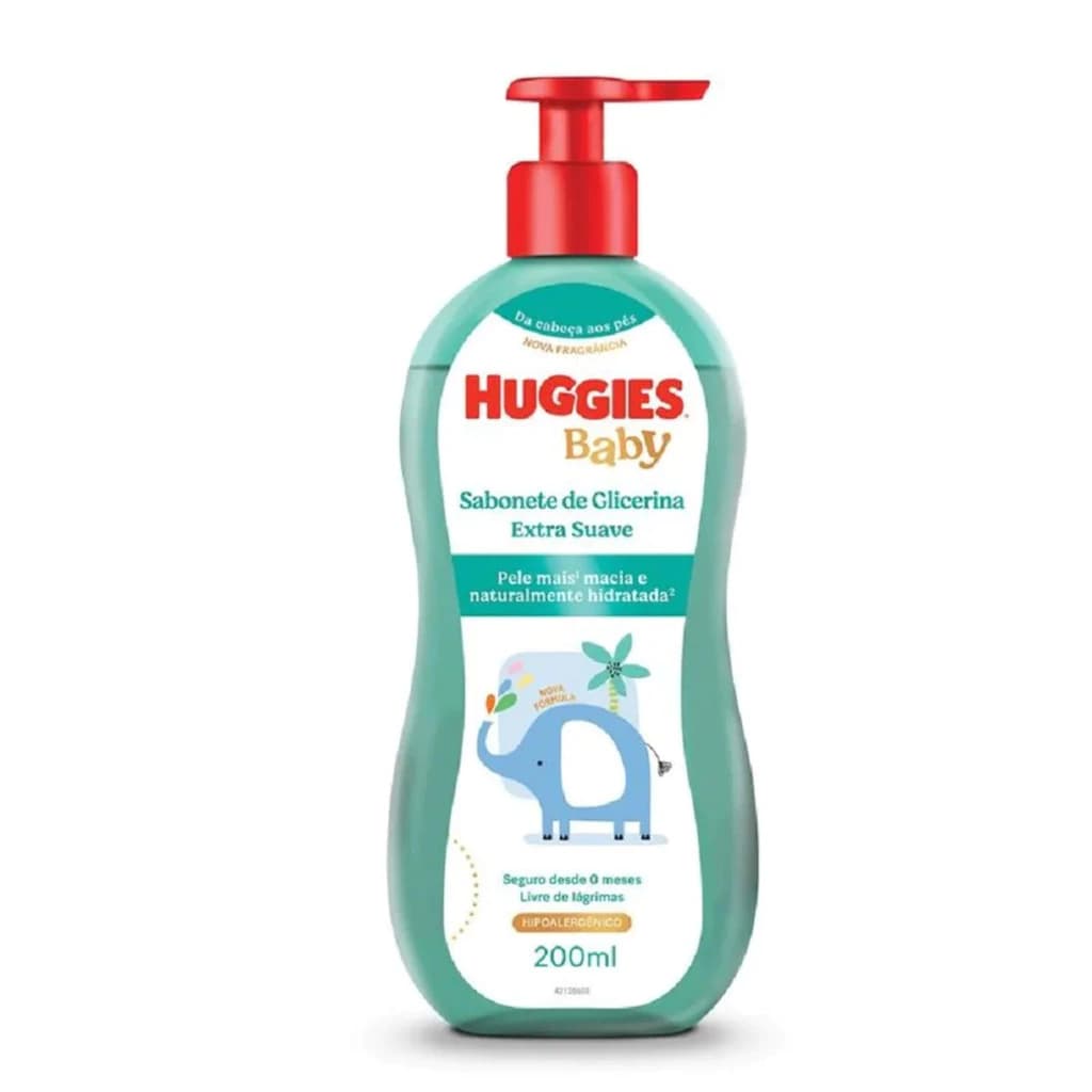 Sabonete Liquido Extra Suave 200ml Huggies Baby