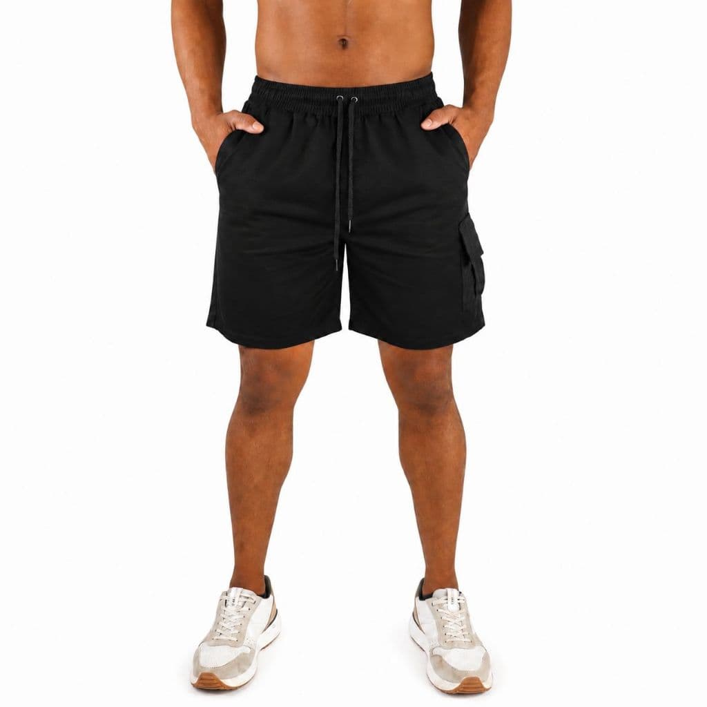 Short Cargo Masculina Streetwear ACIMA DO JOELHO Casual Bolsos Laterais Estilo Mauricinho Premium | Promoção