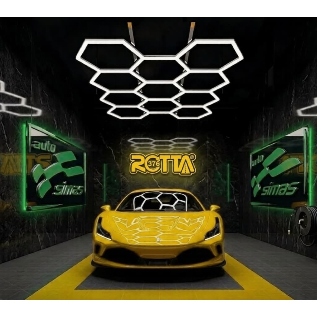 Luminária Led Colmeia 11 Células 110/220v Bivolt Rotta