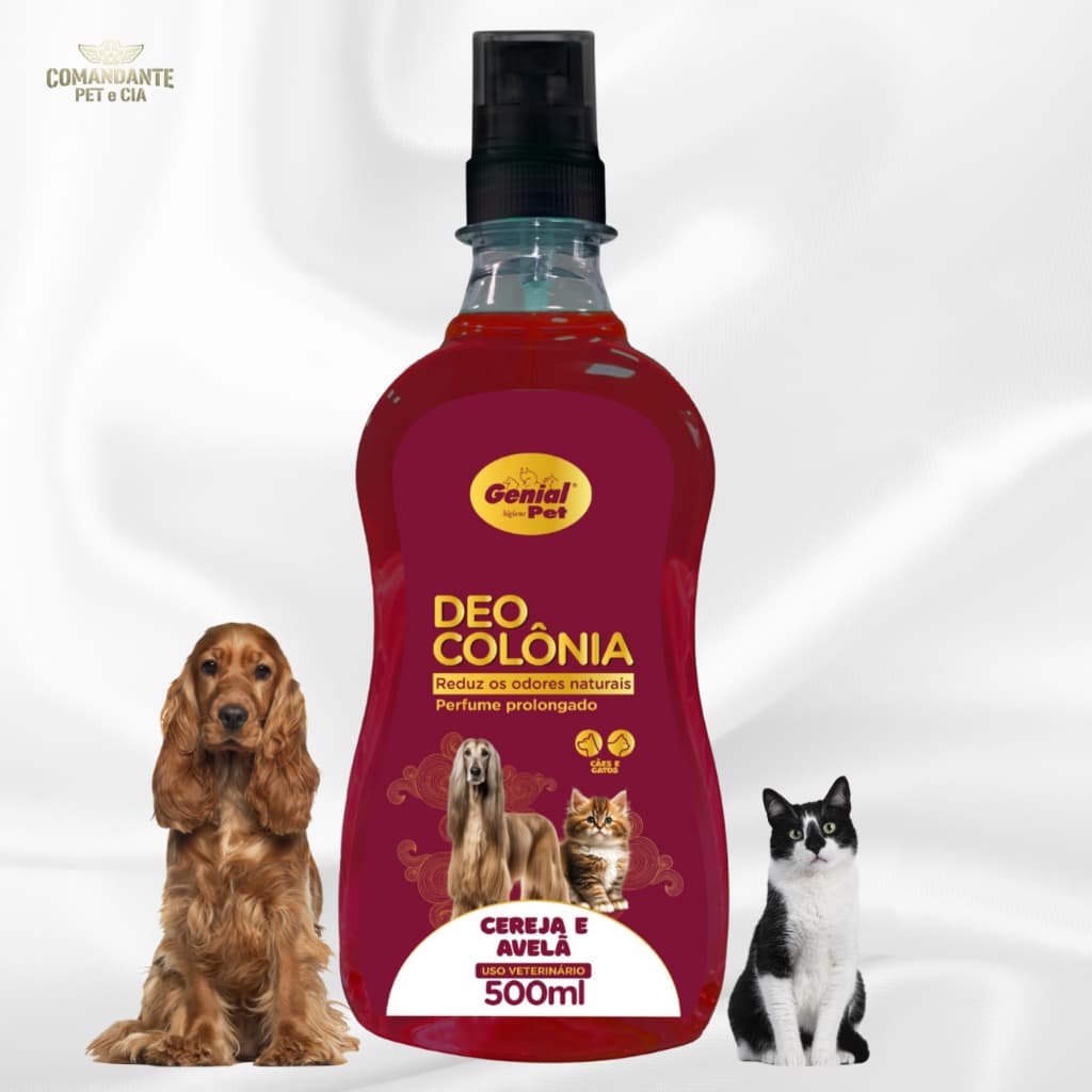 Perfume Deo Colônia Para Cães e Gatos 500ml - Original Genial Pet