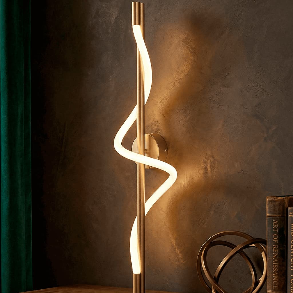 Luminária Arandela LED 80cm Parede Moderna Luz Indireta Sala Quarto Escritório Decorativa