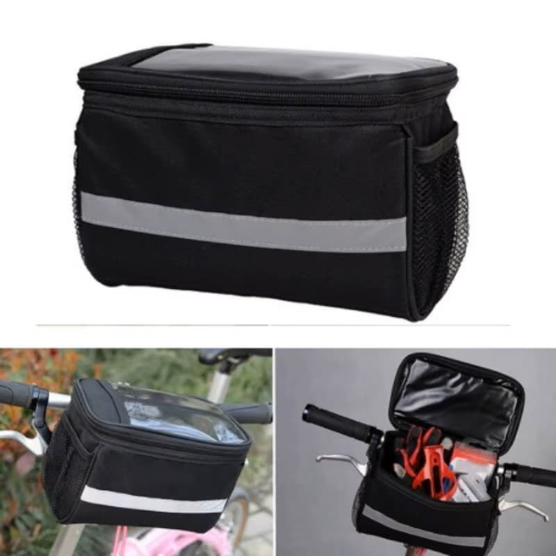 Bolsa de Guidão p/ Scooter Elétrica Bicicleta Patinete Celular com porta Celular Smartphone