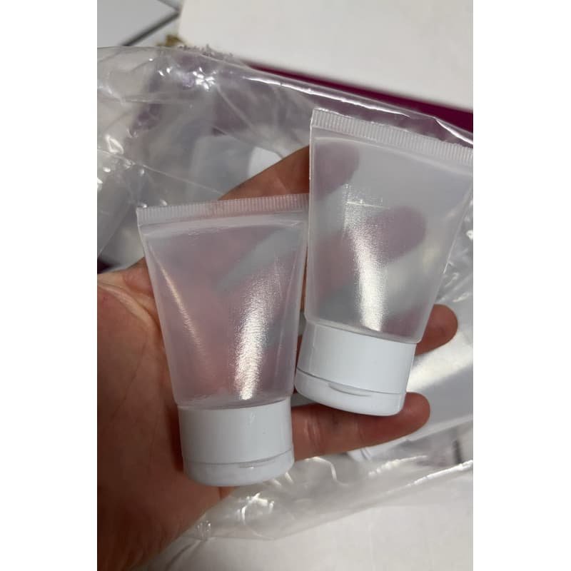28 un Bisnaga Flip Top 30ml Transparente para Lembrancinhas e Personalização