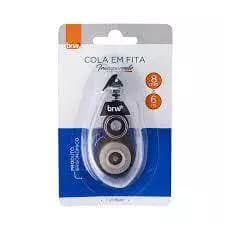 Cola em fita BRW 8mm x 6m