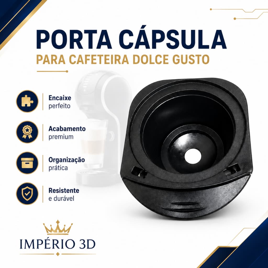 Porta Capsula Compativel Com Cafeteira Dolce Gusto Genio S DGS1 reposição