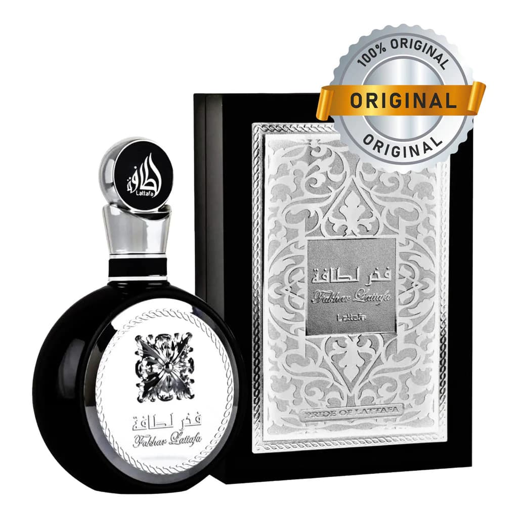 PERFUME ÁRABE DE 100ML MASCULINO LATTAFA FAKHAR BLACK
