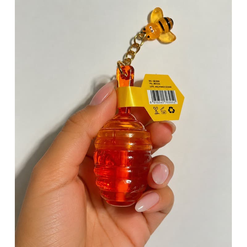 Gloss Labial jummyju Lip Honey- Gloss Hidratante Labial Chaveiro Abelinha