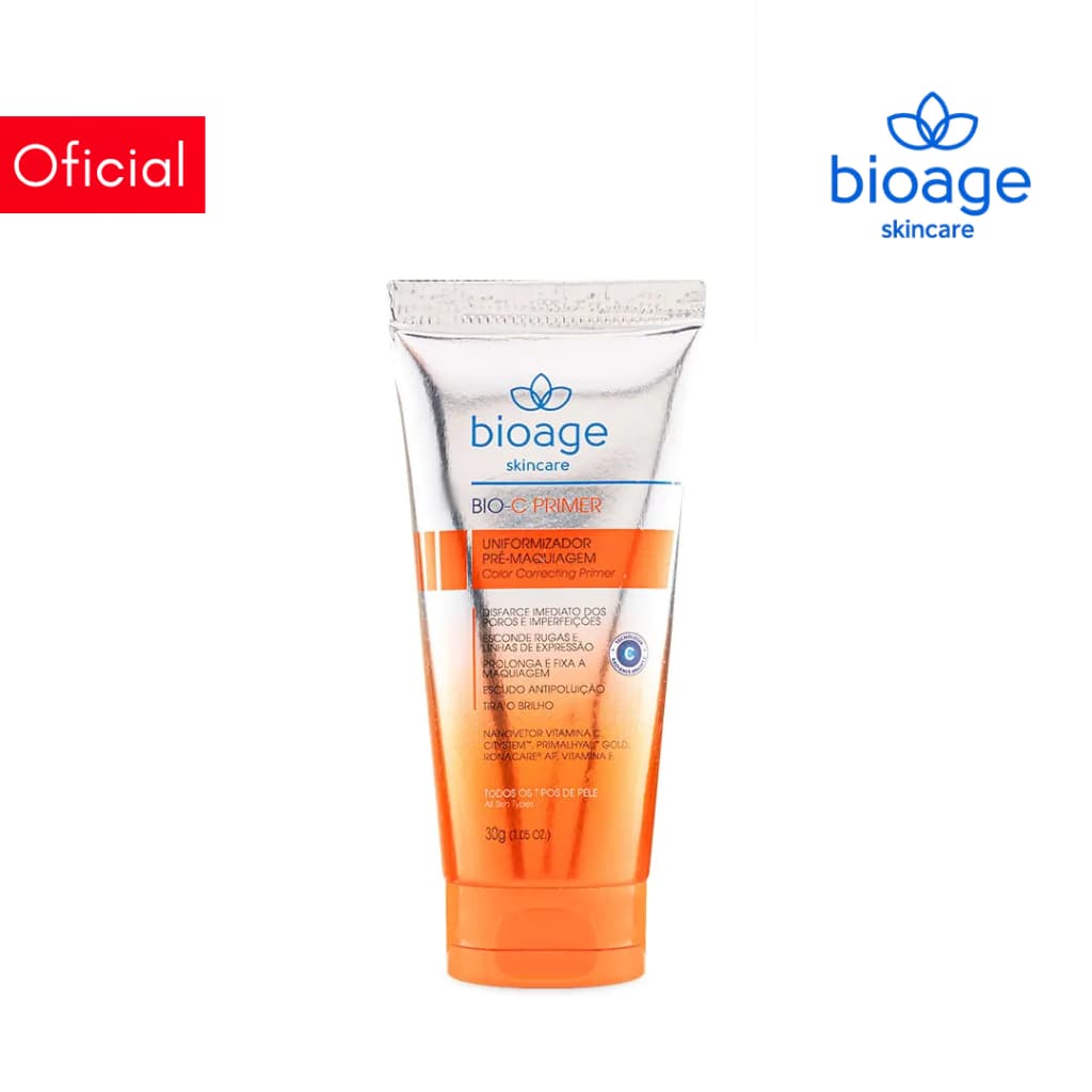 Bioage Primer Uniformizador Facial Pré-Maquiagem com Vitamina C - Bio-C Primer 30g