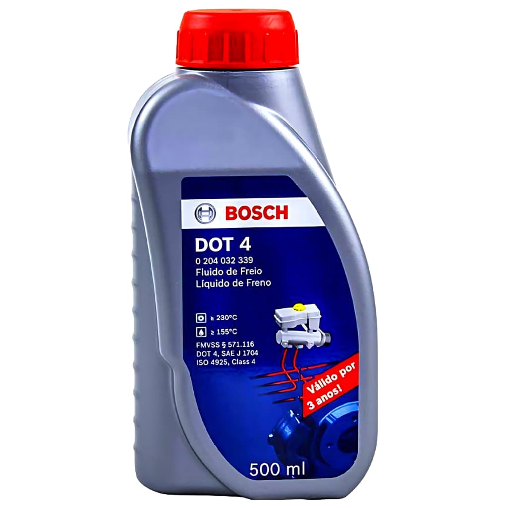 Fluído Freio Reservatório Bosch Dot 4 500ml Original Universal Kit