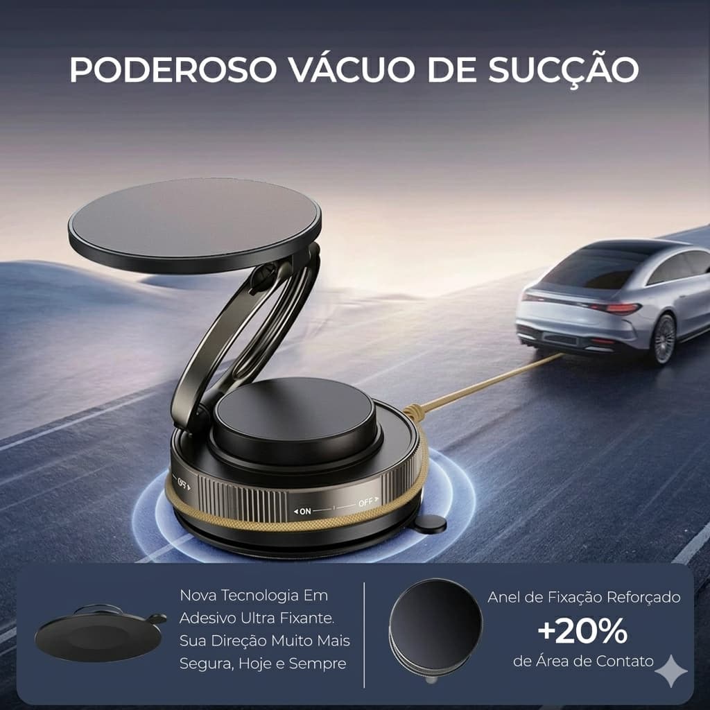 TOYOU suporte de ima para celular 360° Magnético Imã Forte Universal Seguro