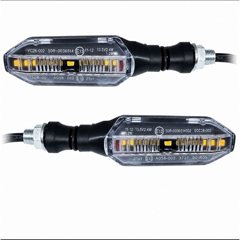 Pisca LED Sequencial Universal para Motos Resistente à Água