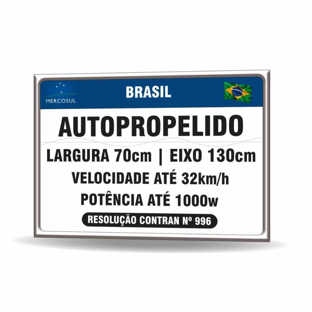 Identificação para Bicicleta e Scooter Elétrica 1000W 800W 650W 500W/350W - BRANCA PADRÃO