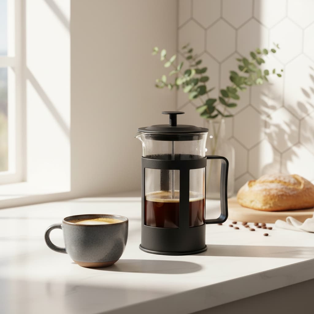 Cafeteira Francesa 300ml premium café cremoso leite cappuccino muito rápido