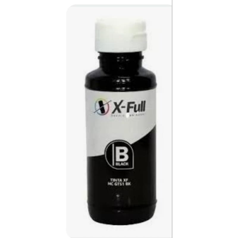 TINTA PRETA COMPATÍVEL COM GT51 DA MARCA X-FULL 90ML ALTA QUALIDADE..BARATO!
