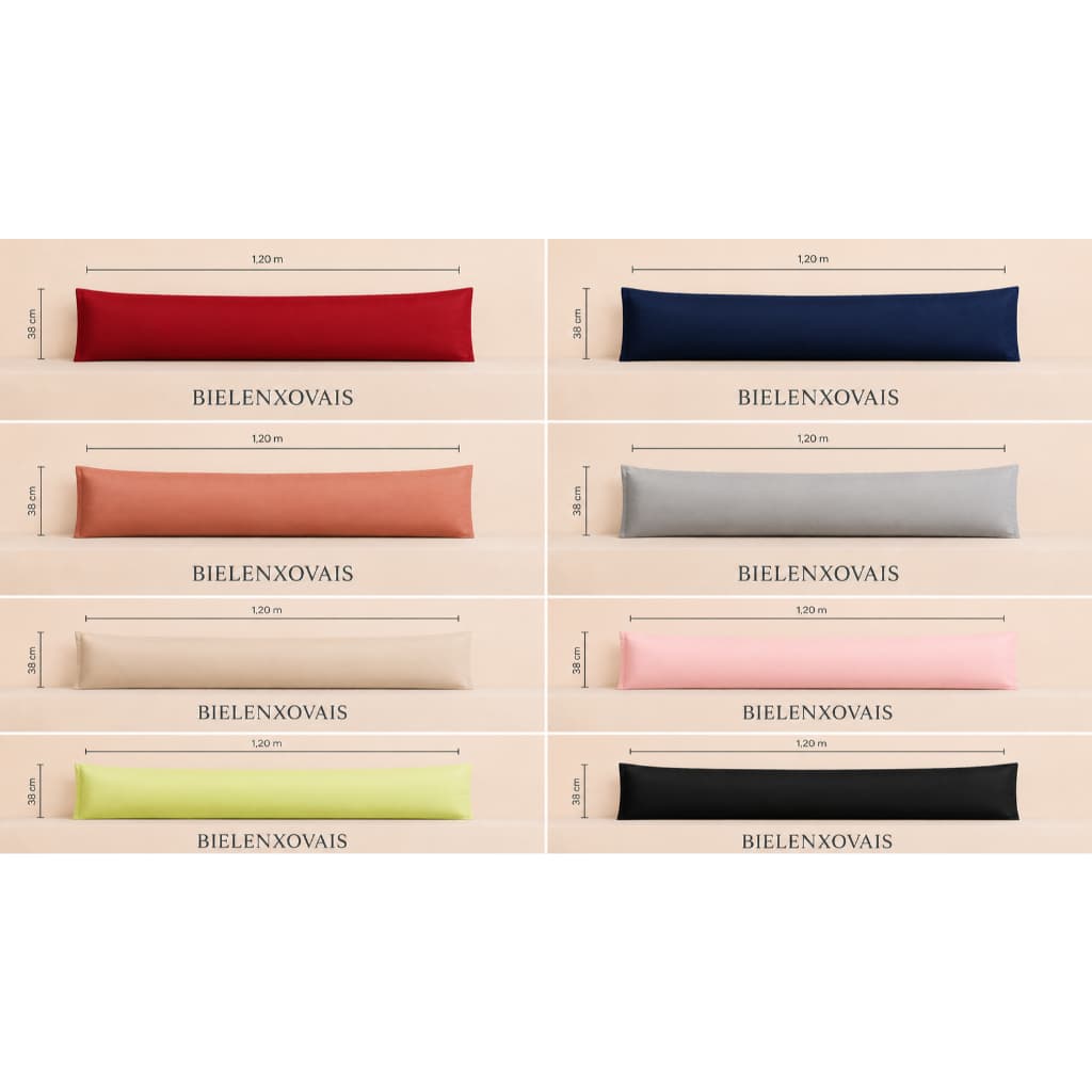 02 Fronha  Corpo 38x120 cm com ziper  super luxo