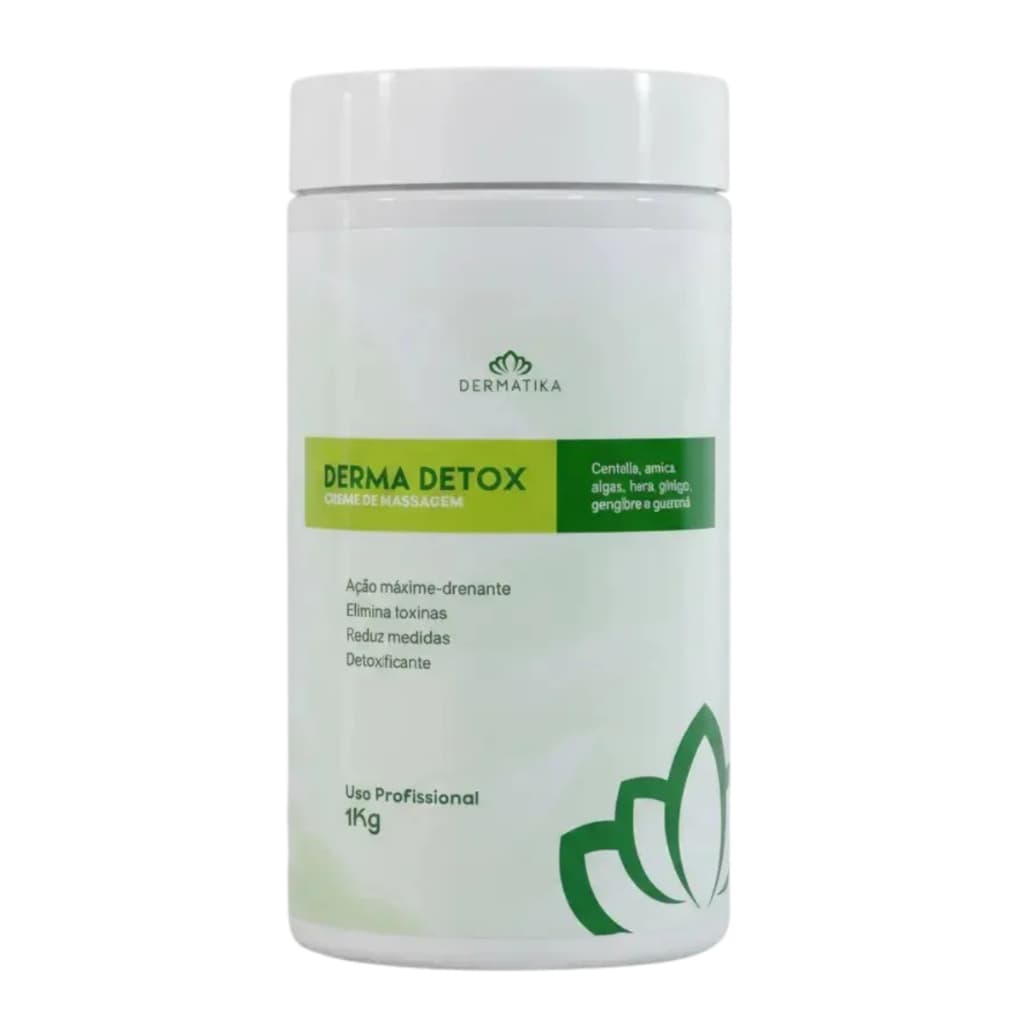 Derma Detox Creme De Massagem Pote 1kg Dermatika