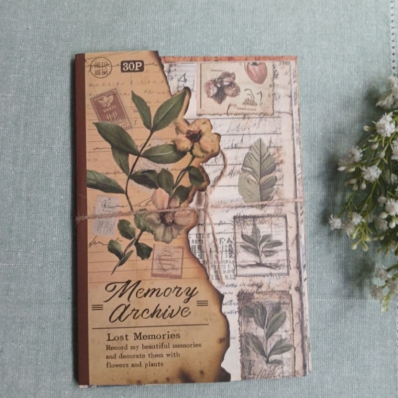 30 folhas A5 estampadas para colagens scrapbook journaling planner bullet journal