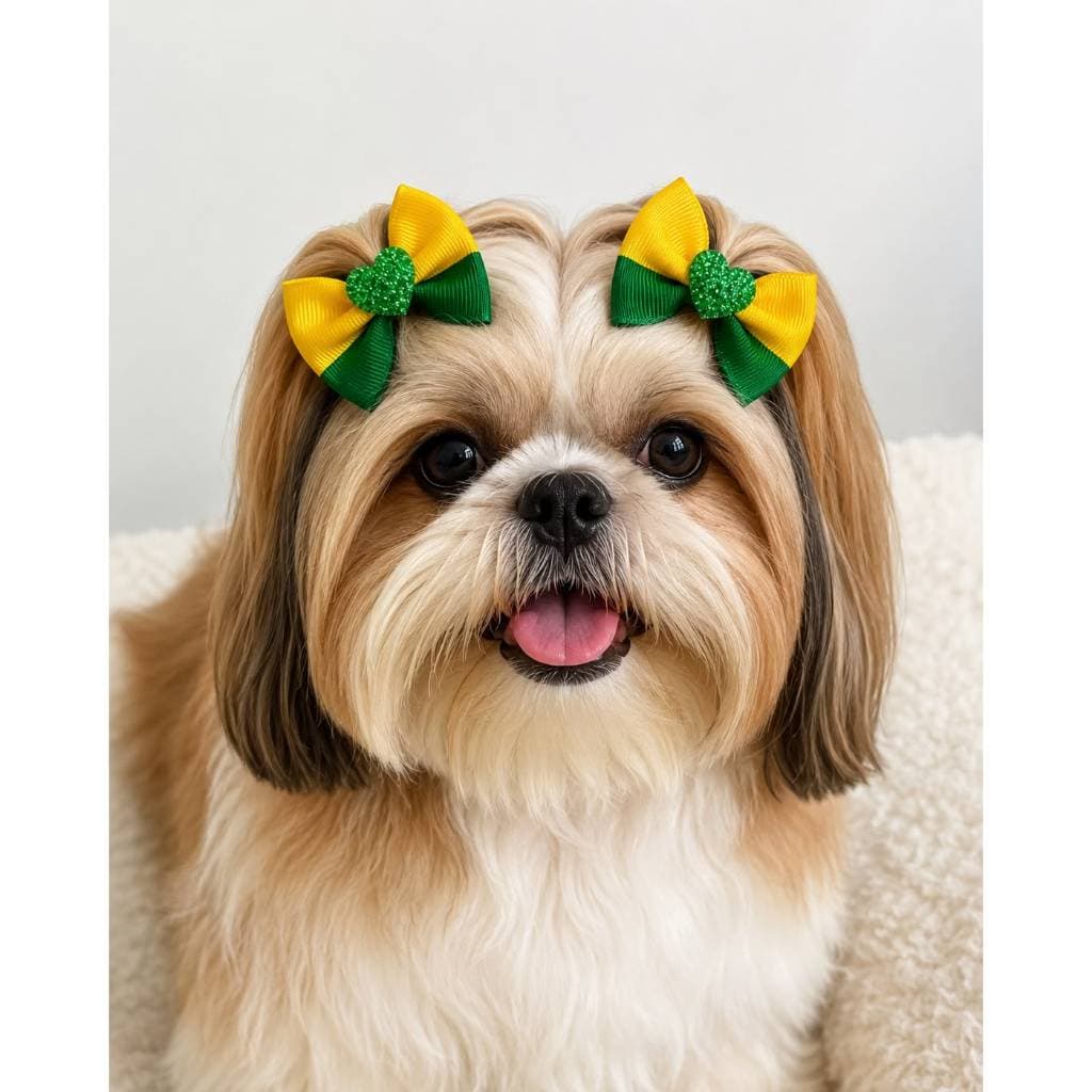 | Lacinho para Pet Brasil | Cachorro e gato | 1, 2 ou 4  pares lacinhos |