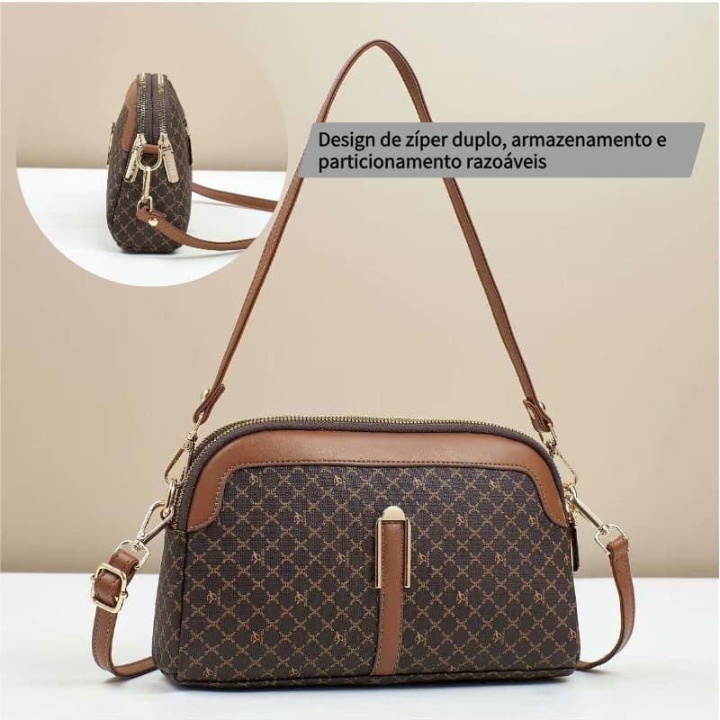 Marissa Bolsa De Couro Feminina 2025 Crossbody E Ombro Elegante Perfeita Para Mães E Dias Especiais
