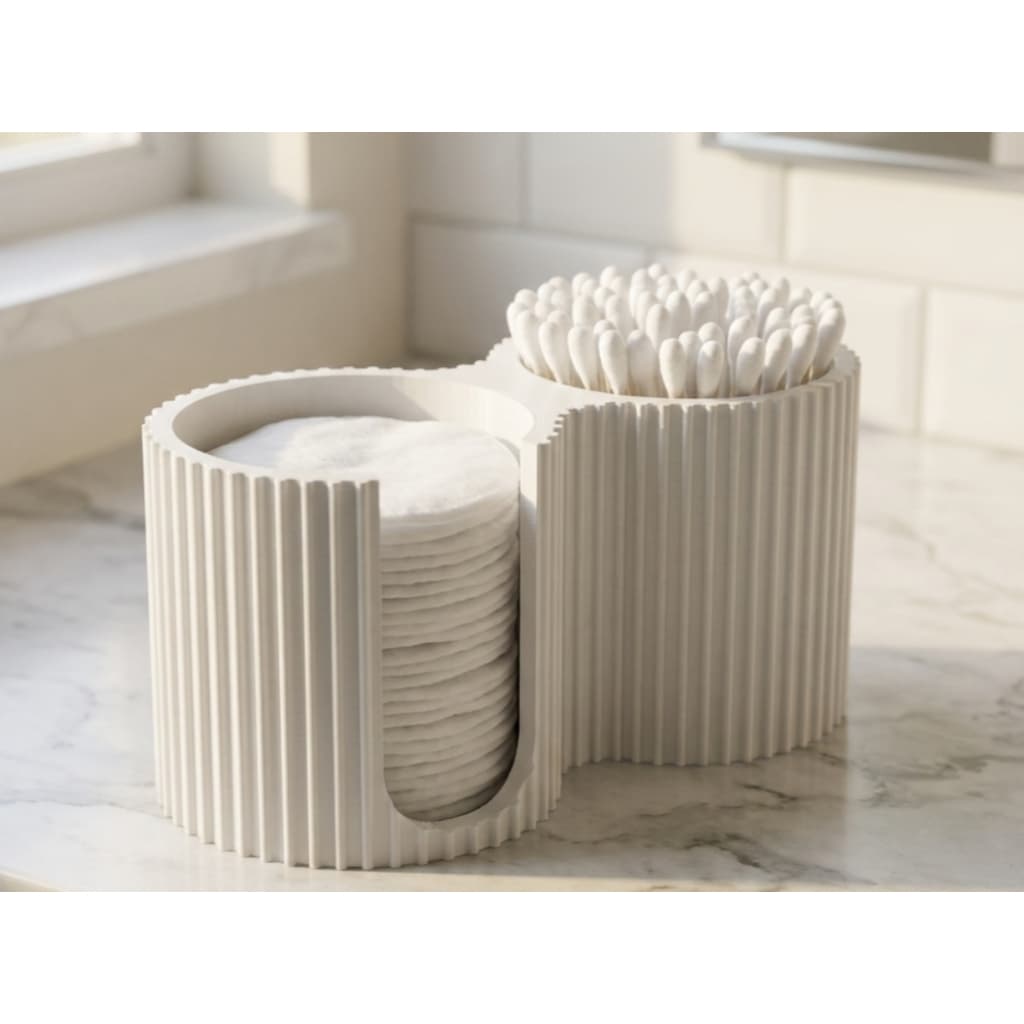 Porta Cotonete e Algodão Moderno
