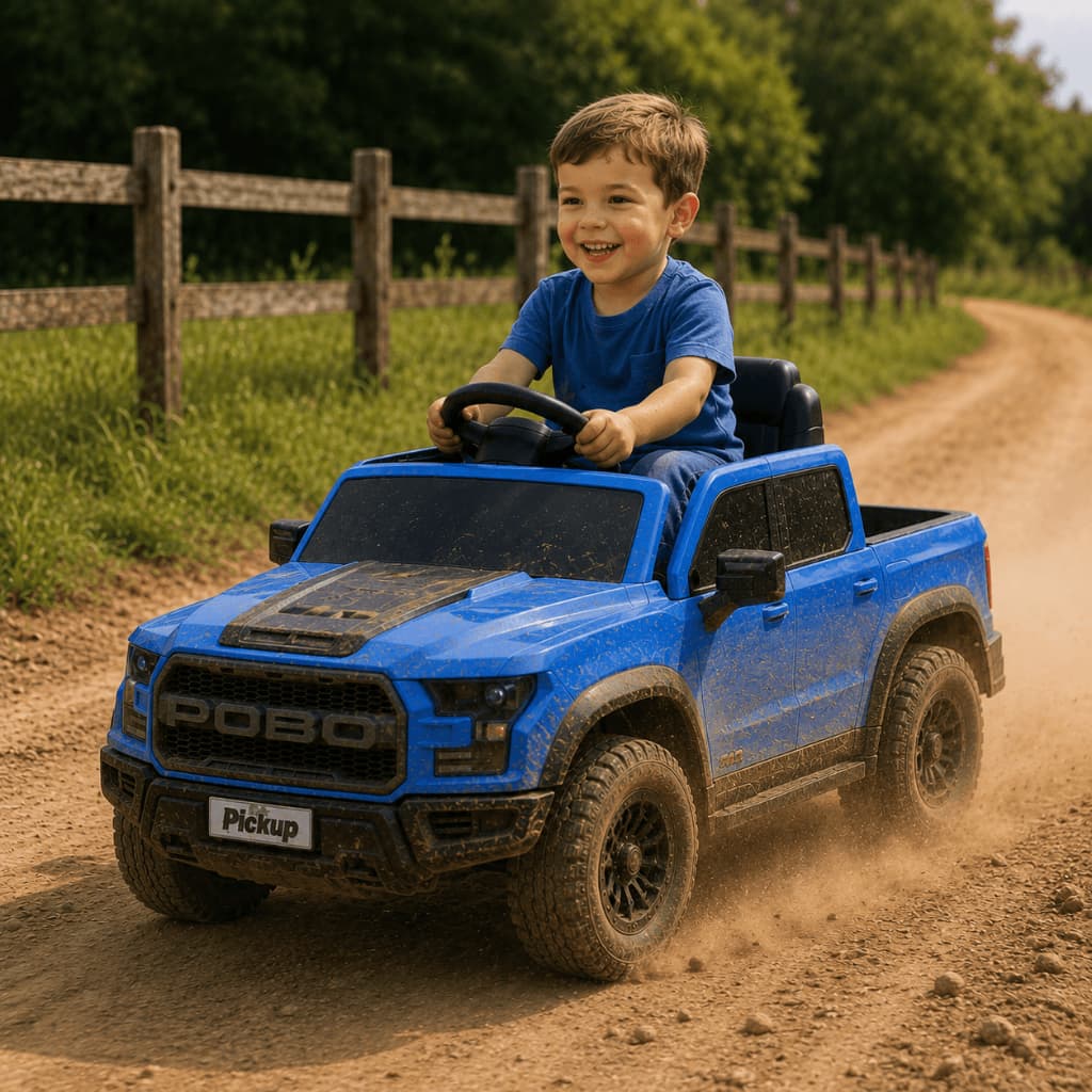 Carro Eletrico Infantil Bang Toys Jipe Legend Azul 12V Controle