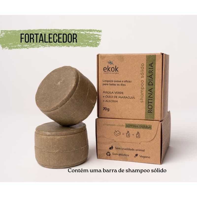 Shampoo fortalecedor anti queda com óleo essencial de alecrim 70g