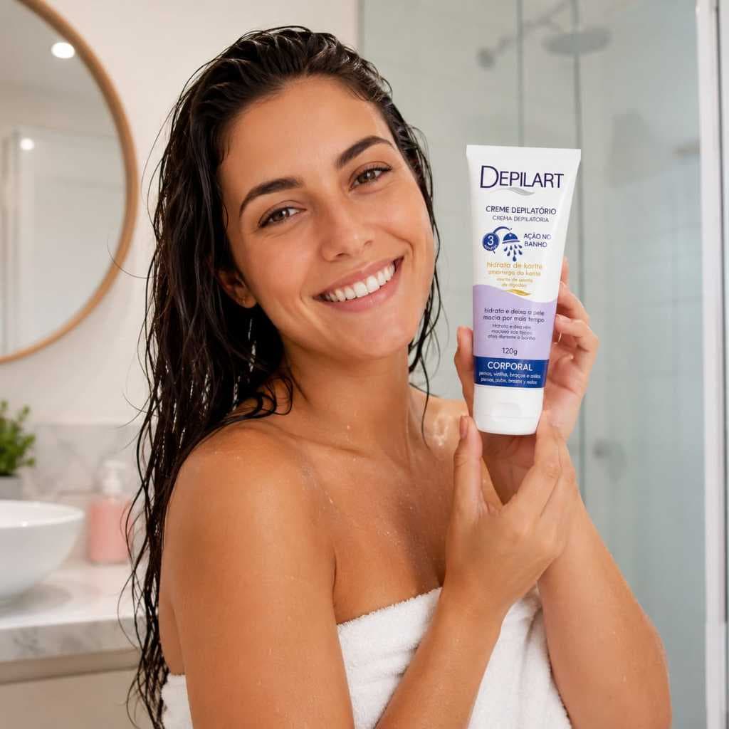 Creme Depilatório Banho Depilart 120g 3 Min