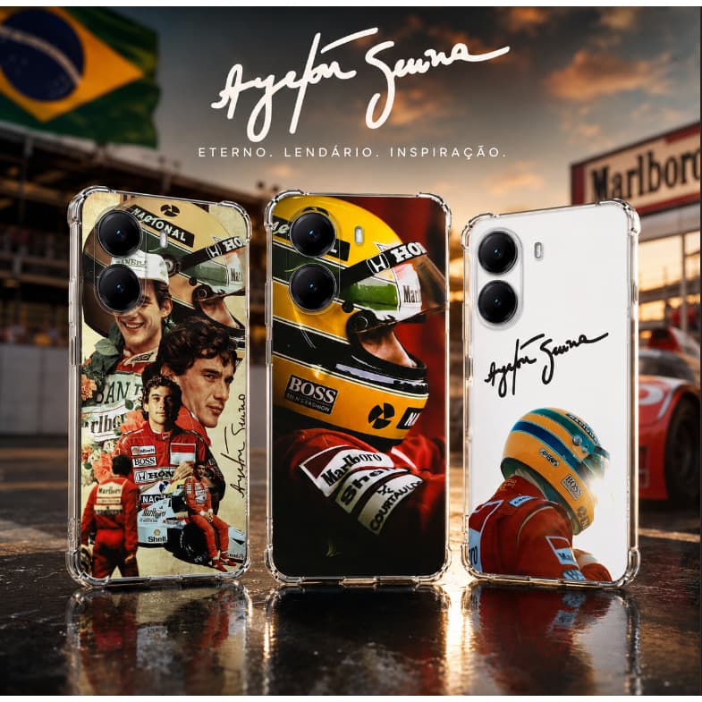 CAPA PINHA HEX COMPATIVEL COM POCO X8 PRO/POCO X8 PRO MAX DESENHO VARIADO SENNA ANTI IMPACTO