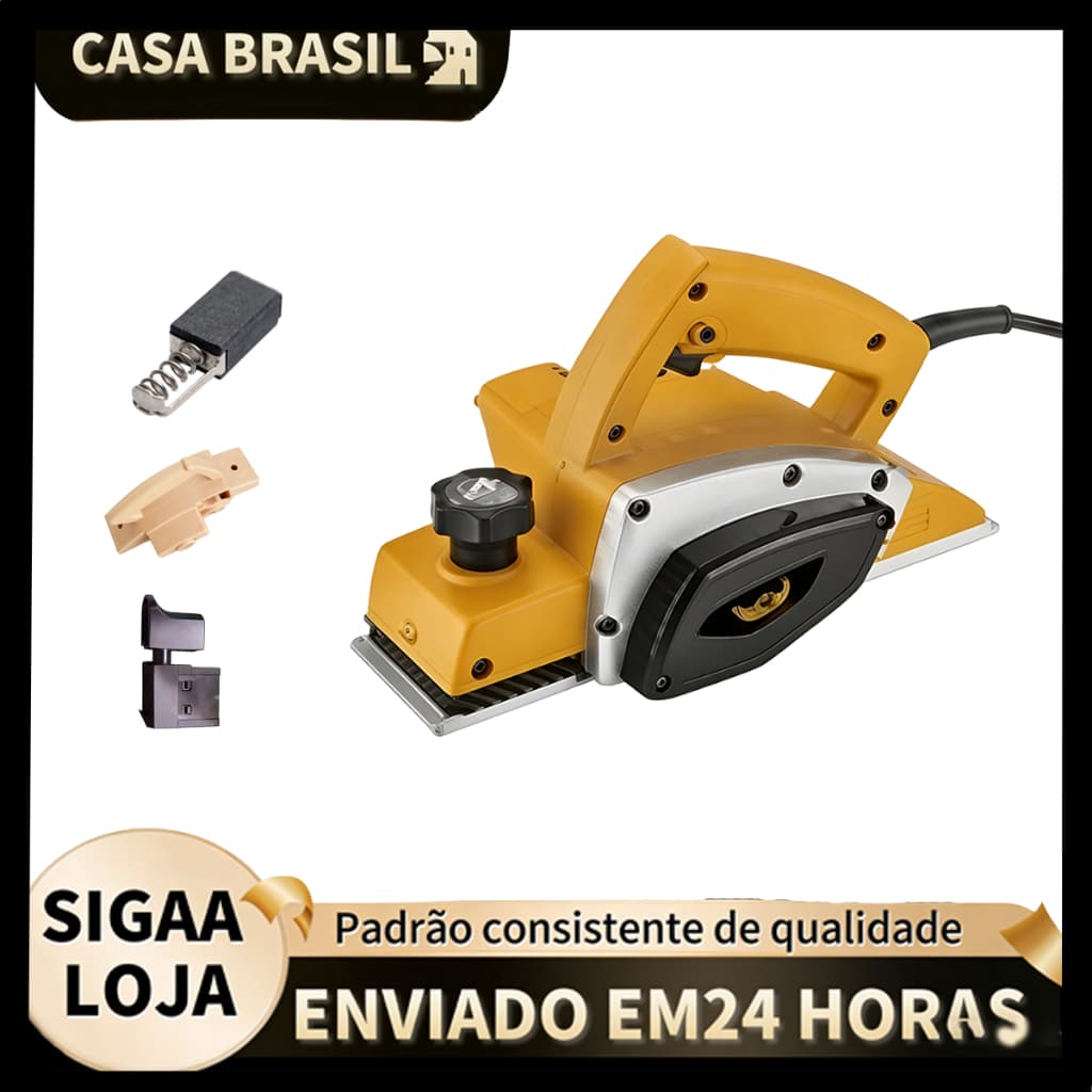 Plainadora elétrica - Planeje madeira com rapidez e precisão.