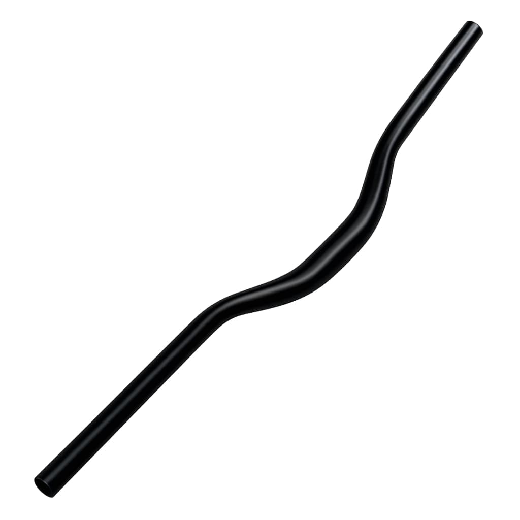 Guidão Aço Curvo Over 700mm Grau Viking Estilo Voador Preto