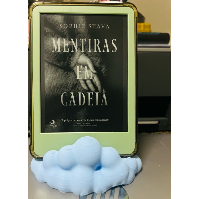 Suporte para Kindle e celular Nuvem | Suporte criativo para Kindle e celular