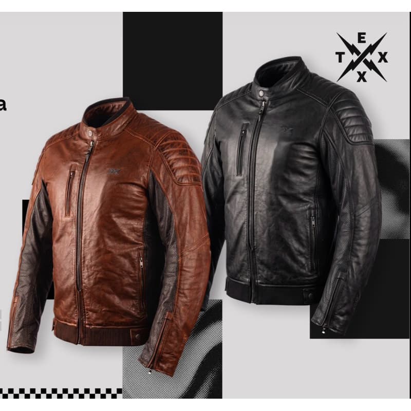 Jaqueta Texx Rebel Masculina Couro Macio Premium Moto Motociclista