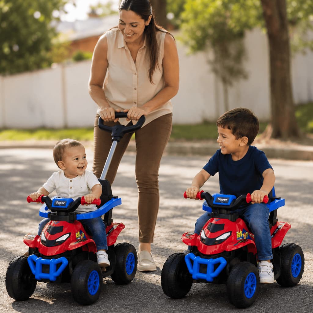 Quadriciclo ATV Eletrico Infantil Bang Toys Spider Vermelho 6V
