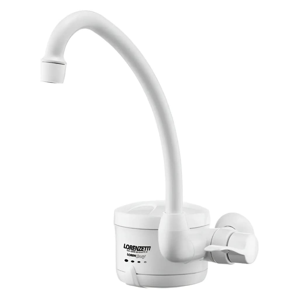 Torneira Elétrica Easy Lorenzetti 220v Parede Cozinha Branca