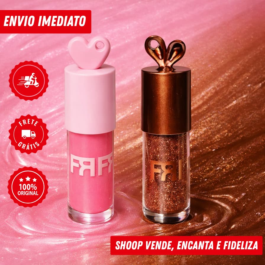 Gloss Labial Lip Bunny ou Lip Love By Fran Chocolate | Hidratante, Protetor - Com Embalagem