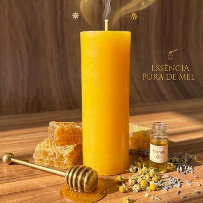 VELA DE MEL VELA 7 DIAS AROMATICA ABELHA MEL