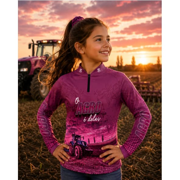 Camisadeagroinfantilproteçãouv50+SuperKingSKGLL-103
