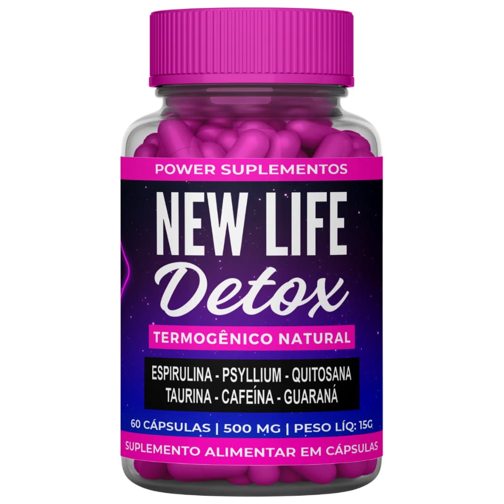 Quitosana Spirulina Psyllium Taurina Fórmula Avançada e Original Envio Imediato Suplemento Natural