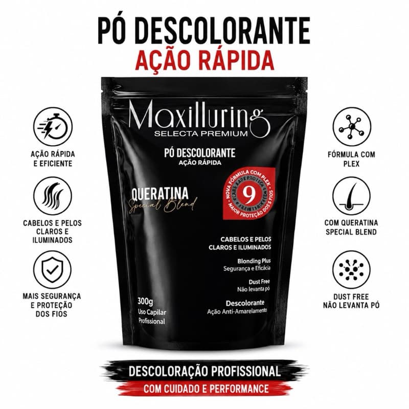 Maxilluring Selecta Premium Pó Descolorante 300g