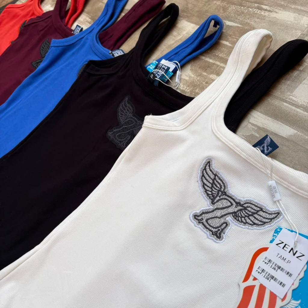 Regata Feminina Country Zenz Canelada Ribana – Alta Gramatura | Premium