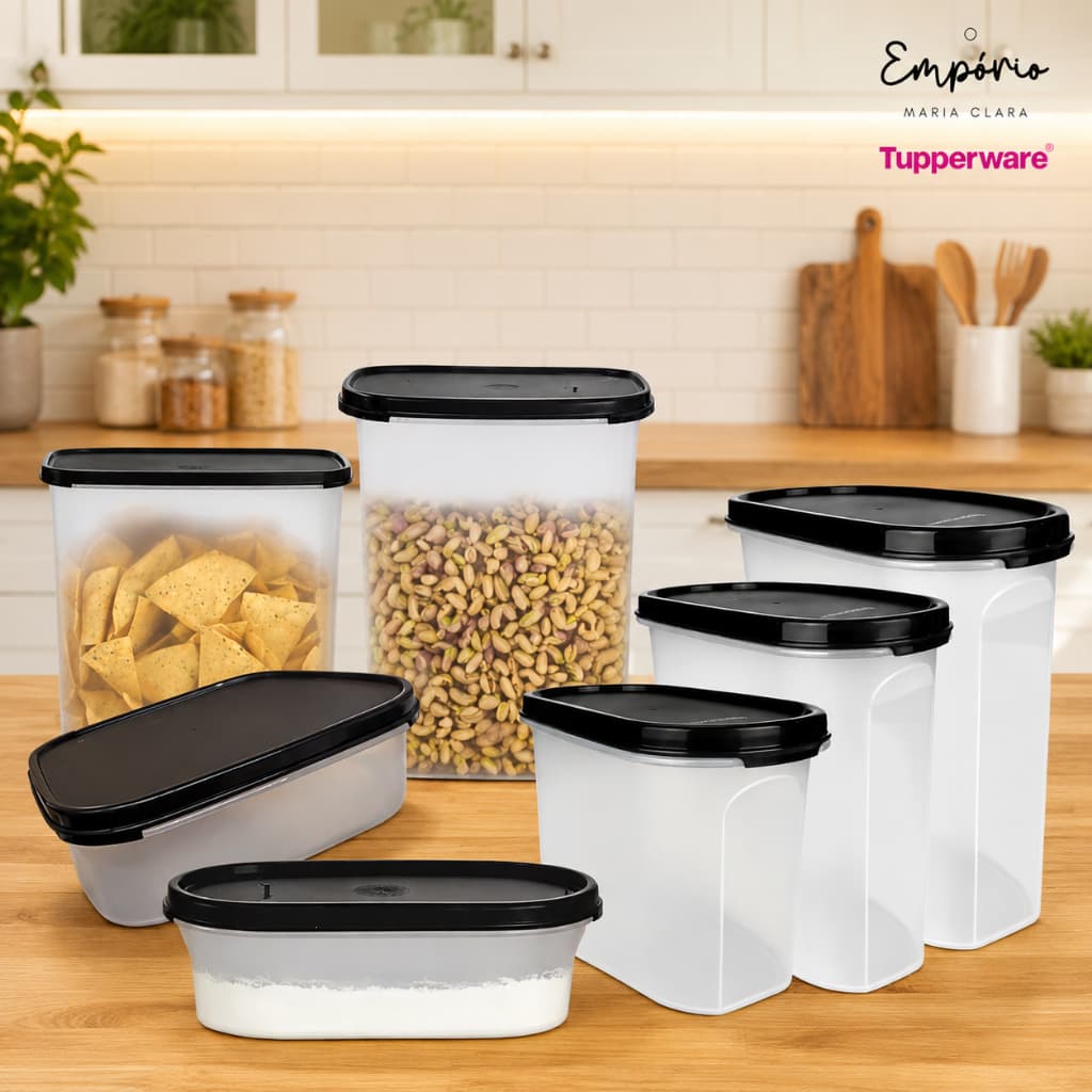 Tupperware Pote Modular Oval e Quadrado Cosmos a Escolher
