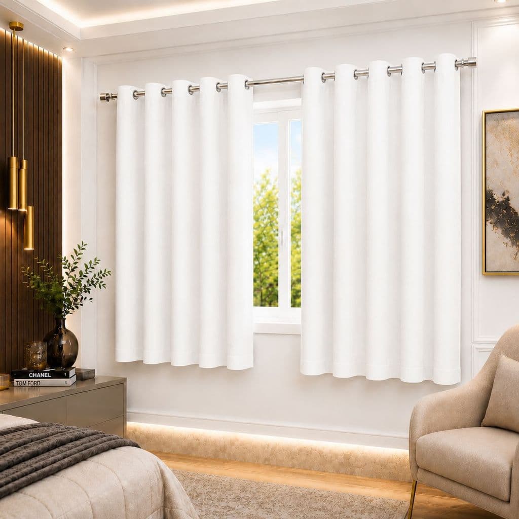 Cortina Blackout Em Tecido Para Quarto Sala 2,80 X 1,70 Corta Luz 100%