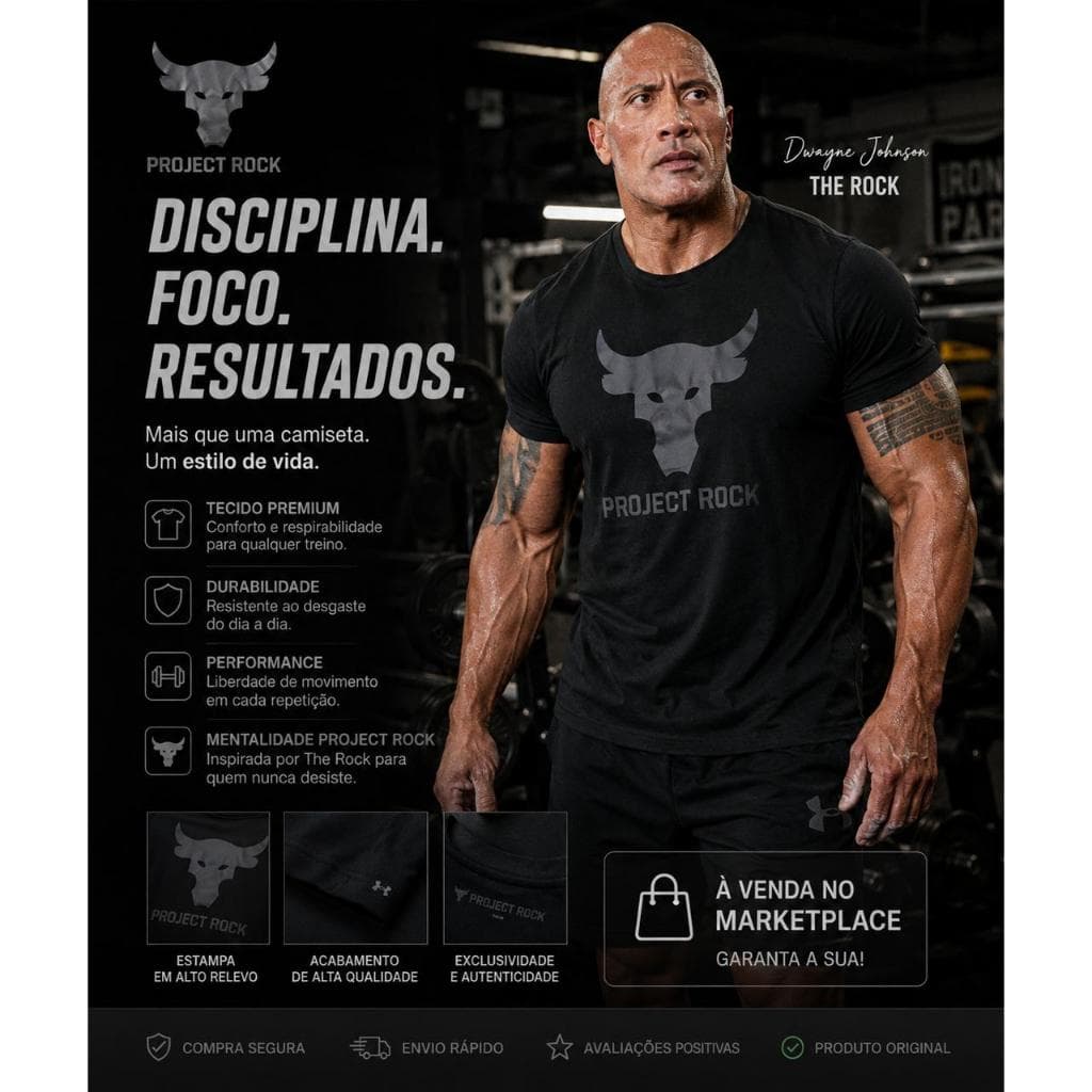 camiseta academia PROJECT moda masculina treino pesado monstrão força promoção envio imediato